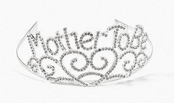 Metal Mother To Be Tiara Baby Shower Mom Gift Crown