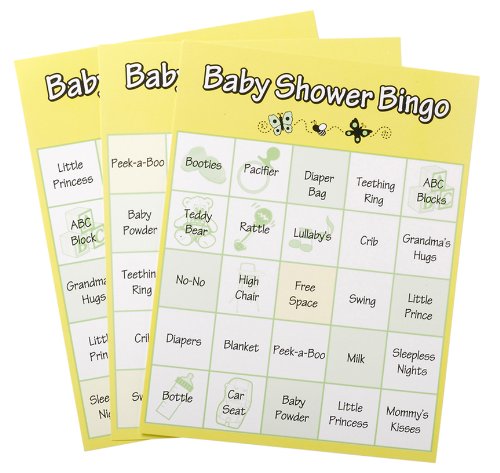 Darice Baby Shower Bingo Game, 24-Piece